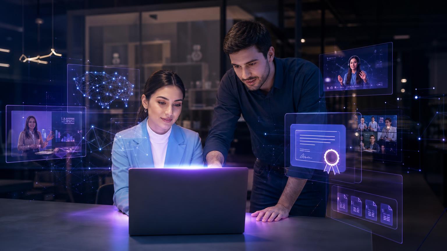 Plataforma de cursos online movida por inteligência artificial